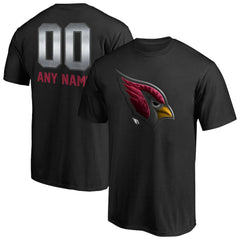 Arizona Cardinals Personalized Midnight Mascot T-Shirt - Black T-shirts