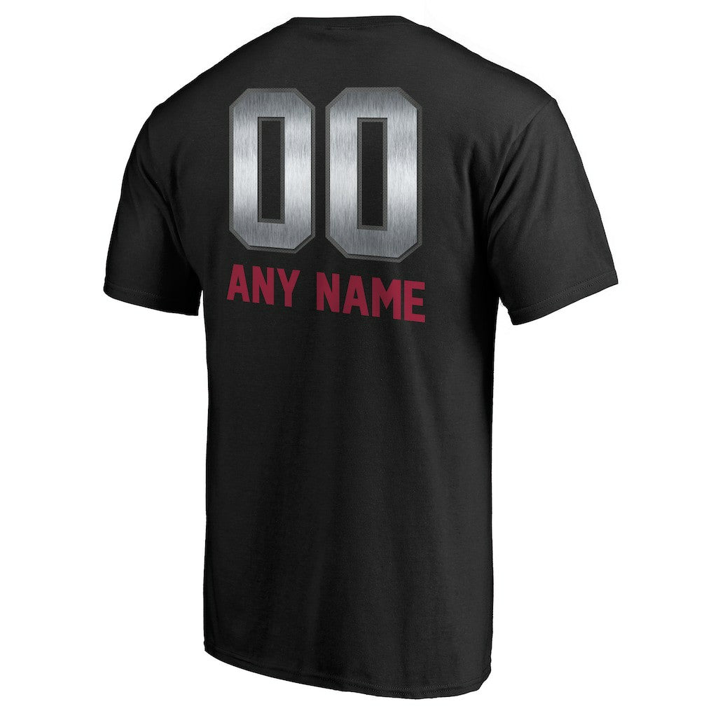 Arizona Cardinals Personalized Midnight Mascot T-Shirt - Black T-shirts