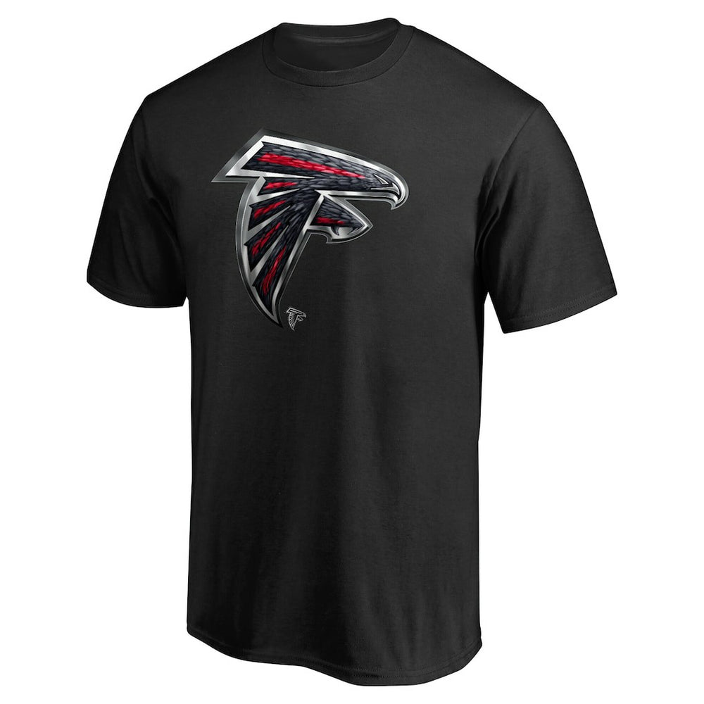 Atlanta Falcons Personalized Midnight Mascot T-Shirt - Black T-shirts
