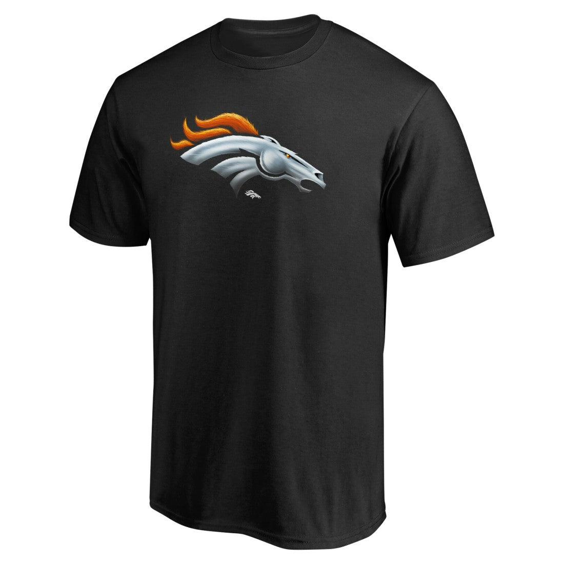 Denver Broncos Personalized Midnight Mascot T-Shirt - Black T-shirts