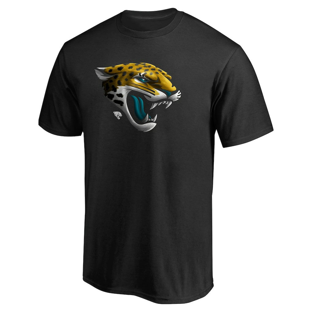 Jacksonville Jaguars Personalized Midnight Mascot T-Shirt - Black T-shirts