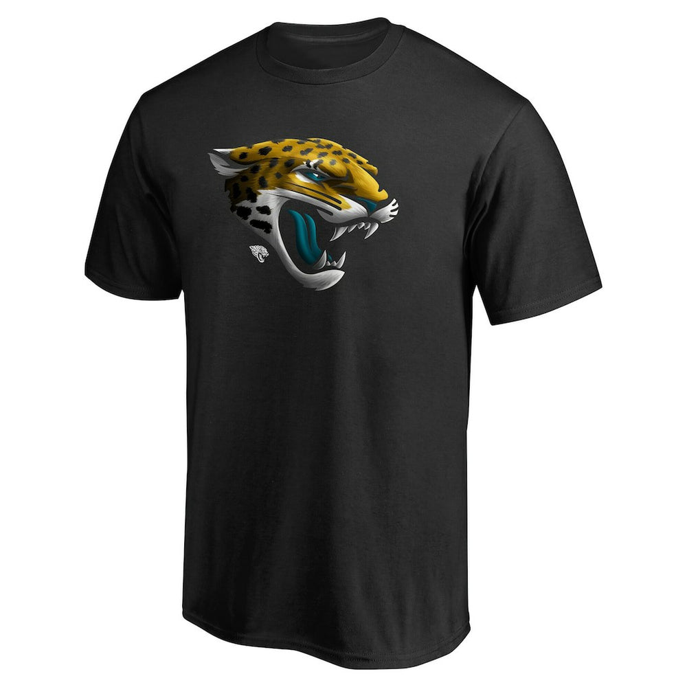 Jacksonville Jaguars Personalized Midnight Mascot T-Shirt - Black T-shirts