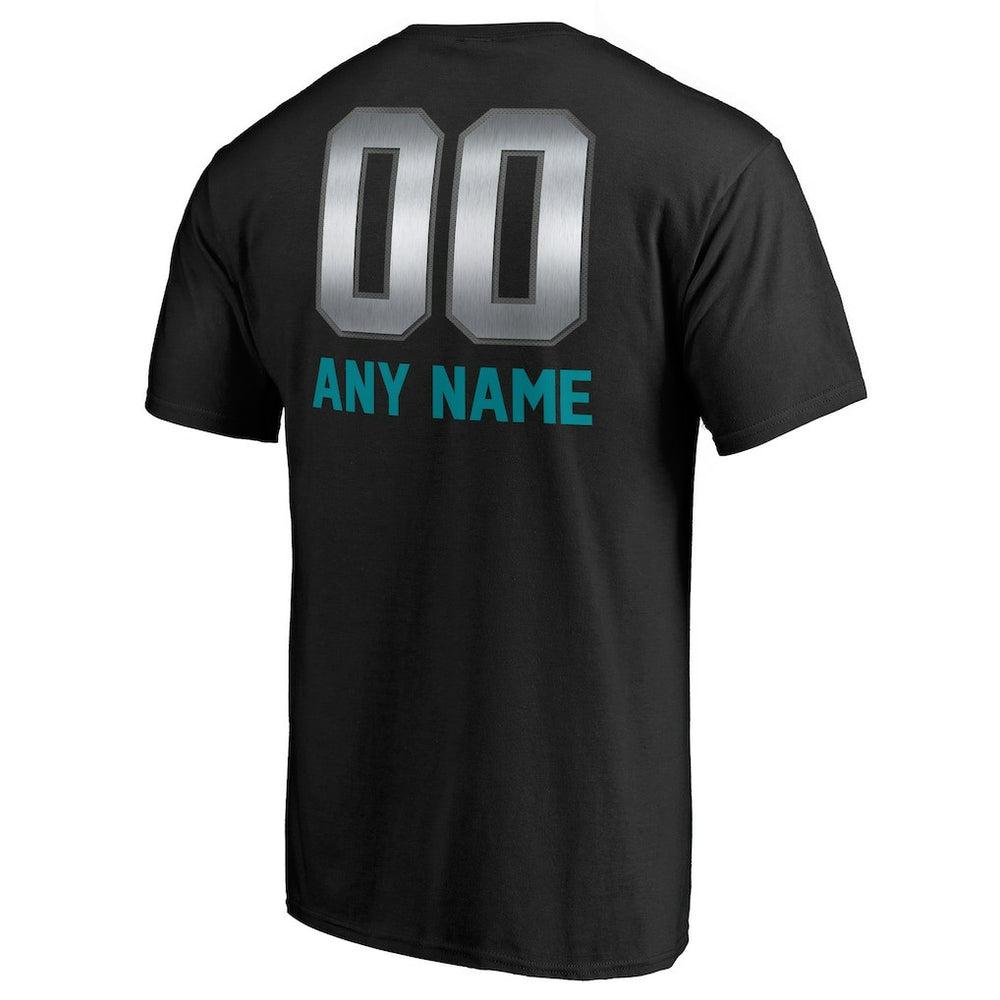 Miami Dolphins Personalized Midnight Mascot T-Shirt - Black T-shirts