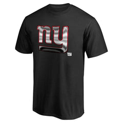 New York Giants Personalized Midnight Mascot T-Shirt - Black T-shirts