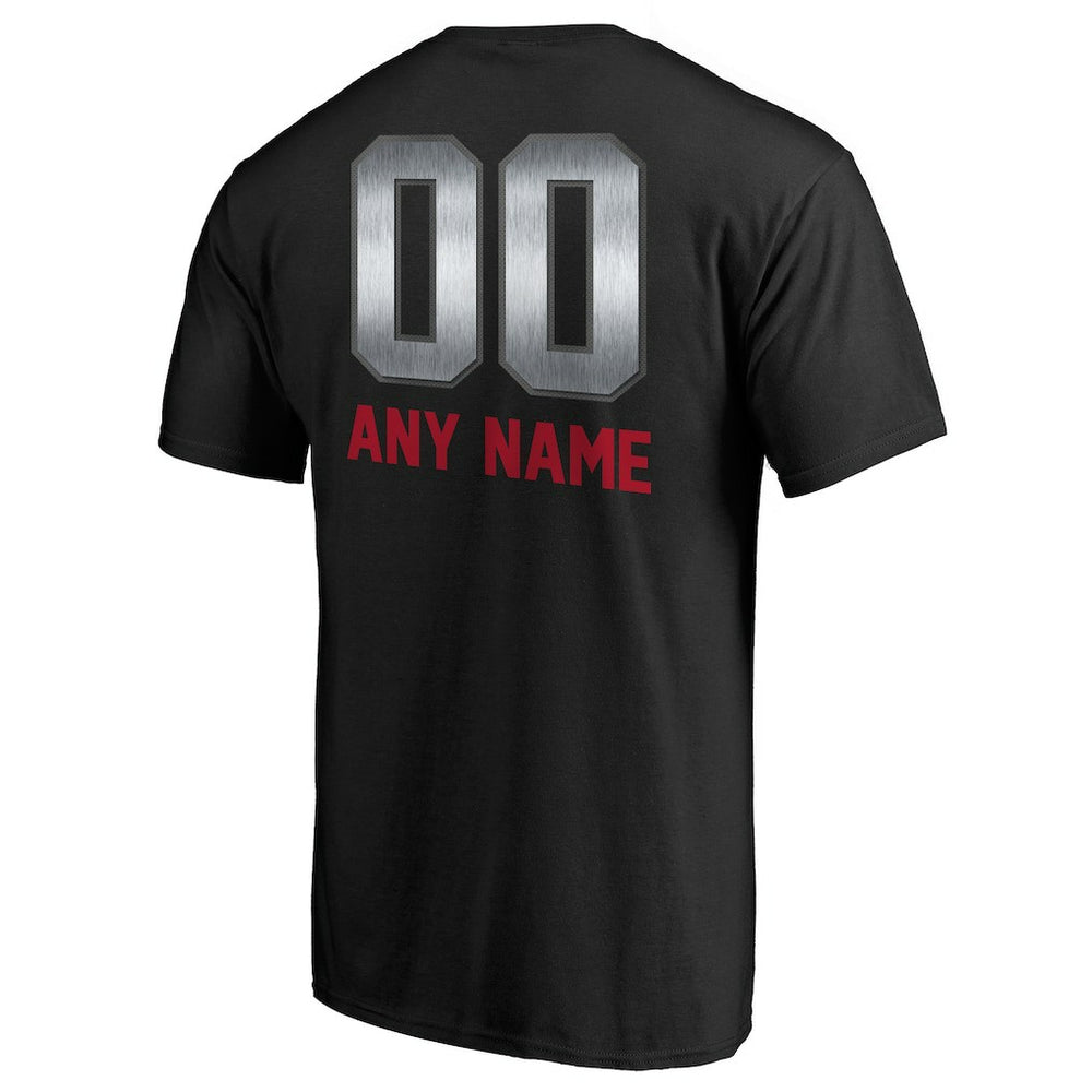 New York Giants Personalized Midnight Mascot T-Shirt - Black T-shirts