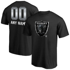 Las Vegas Raiders Personalized Midnight Mascot T-Shirt - Black T-shirts