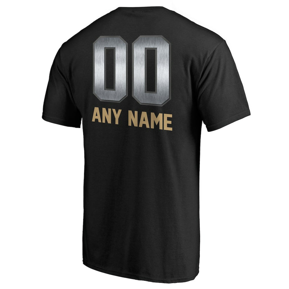 San Francisco 49ers Personalized Midnight Mascot T-Shirt - Black T-shirts