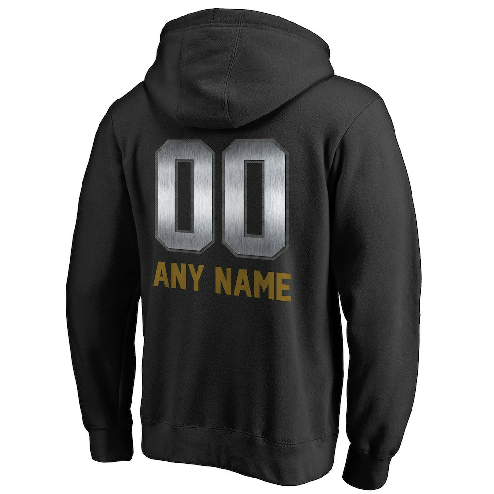 Baltimore Ravens Personalized Midnight Mascot Pullover Hoodie - Black Hoodies