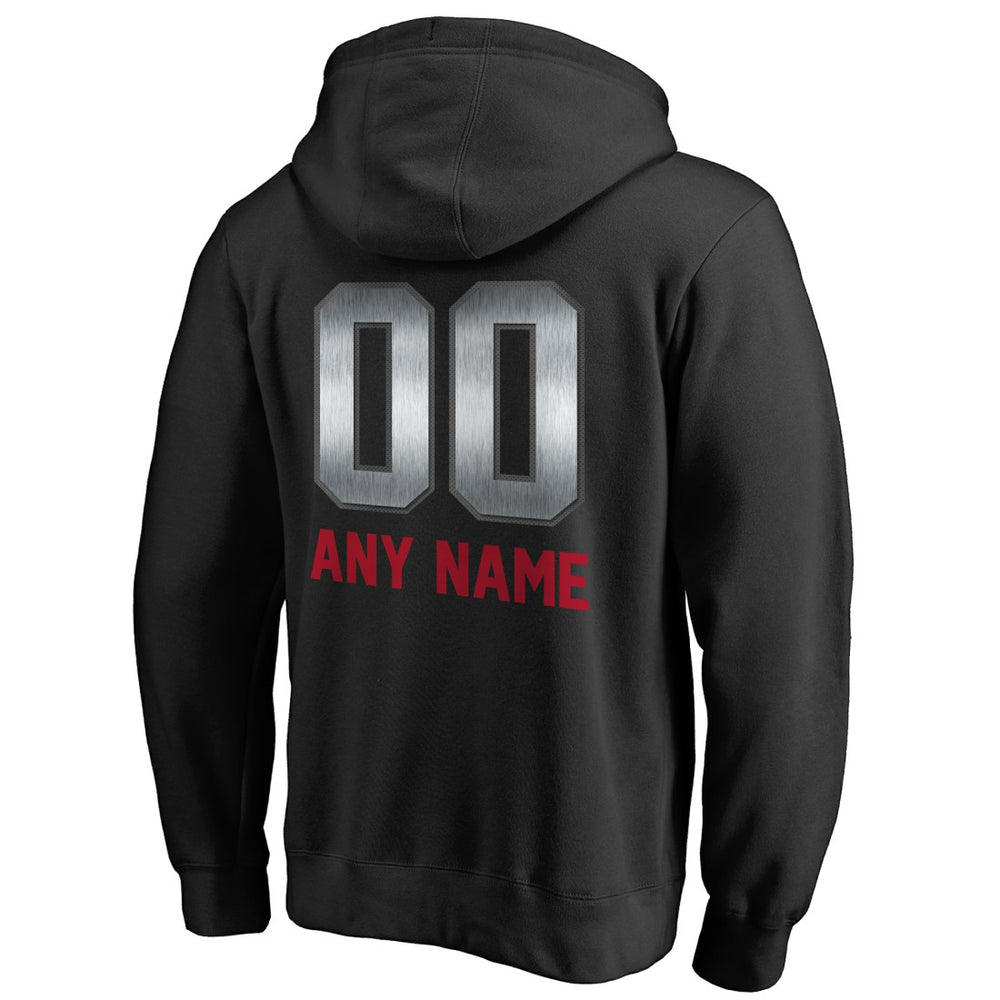 Houston Texans Personalized Midnight Mascot Pullover Hoodie - Black Hoodies