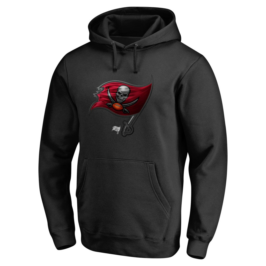 Tampa Bay Buccaneers Personalized Midnight Mascot Pullover Hoodie - Black Hoodies
