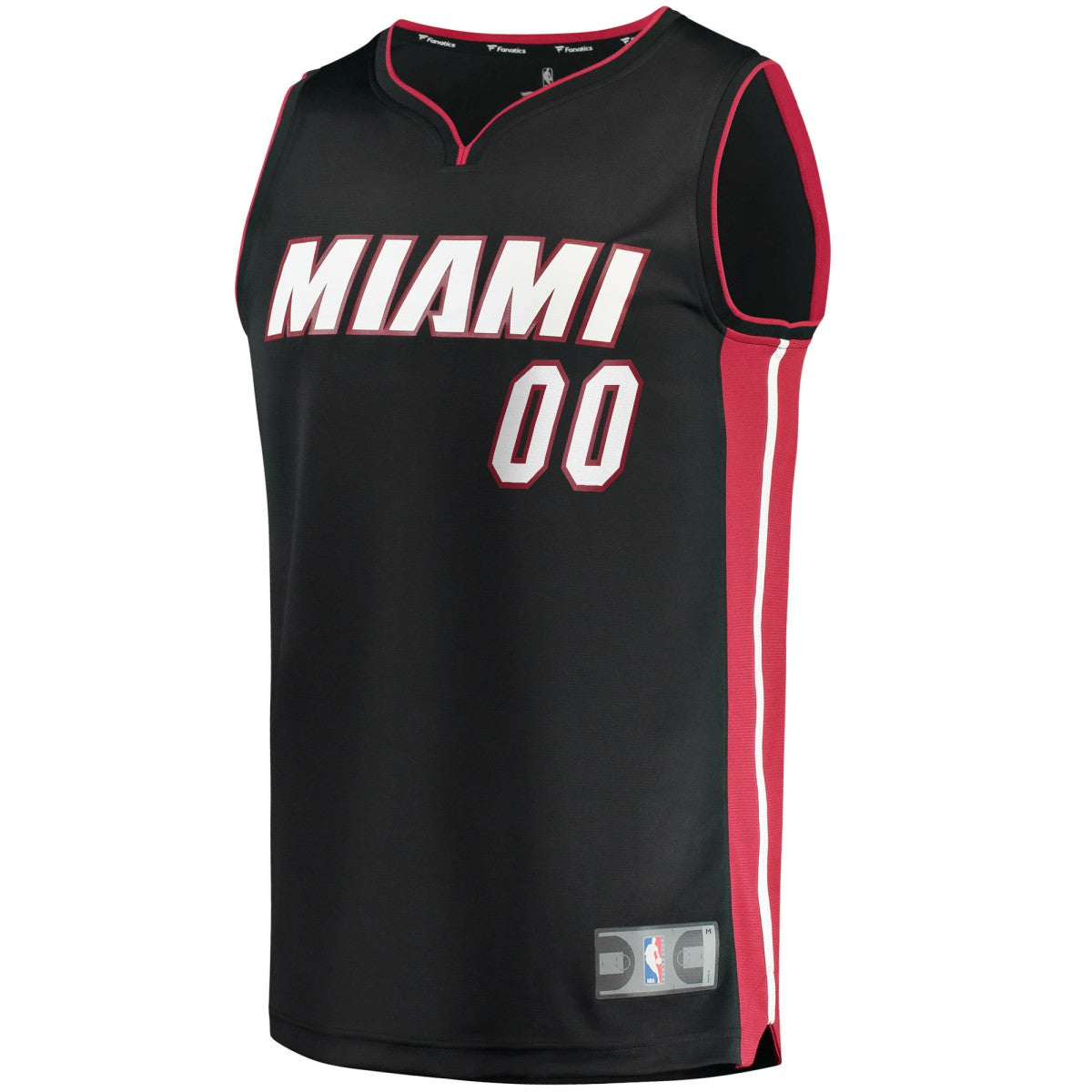 Miami Heat Youth Fast Break Custom Replica Jersey Black Icon Edition - Fanatics