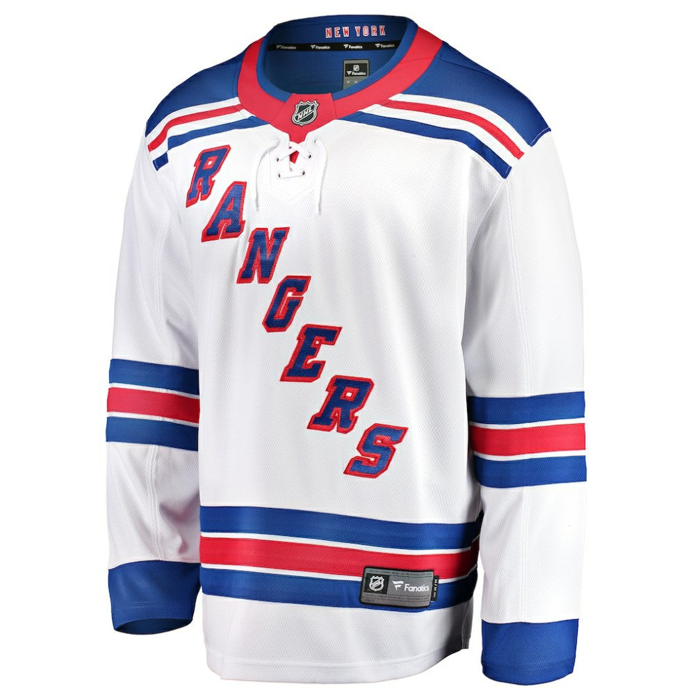 New York Rangers Fanatics Youth Away Breakaway Jersey - White | US 2913016