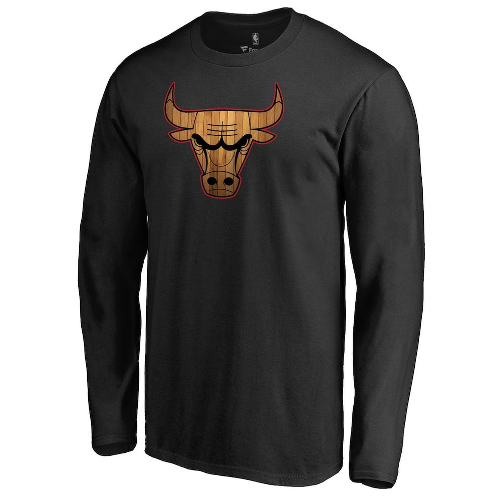 Chicago Bulls Hardwood Long Sleeve T-Shirt Black