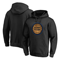 Detroit Pistons Hardwood Pullover Hoodie Black