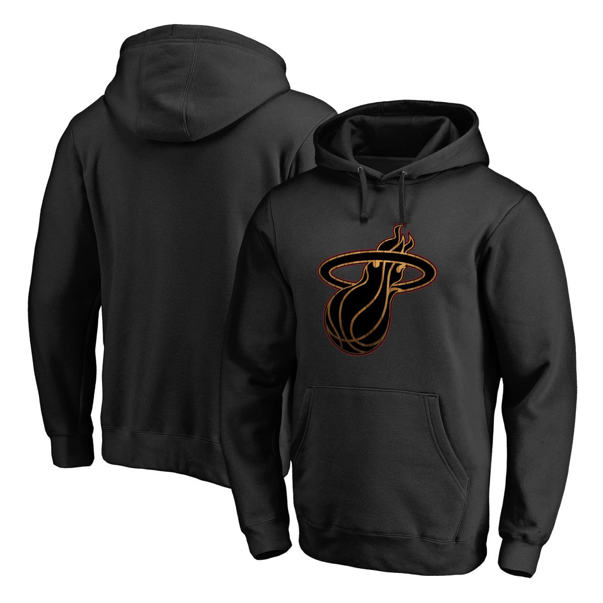 Miami Heat Hardwood Pullover Hoodie Black