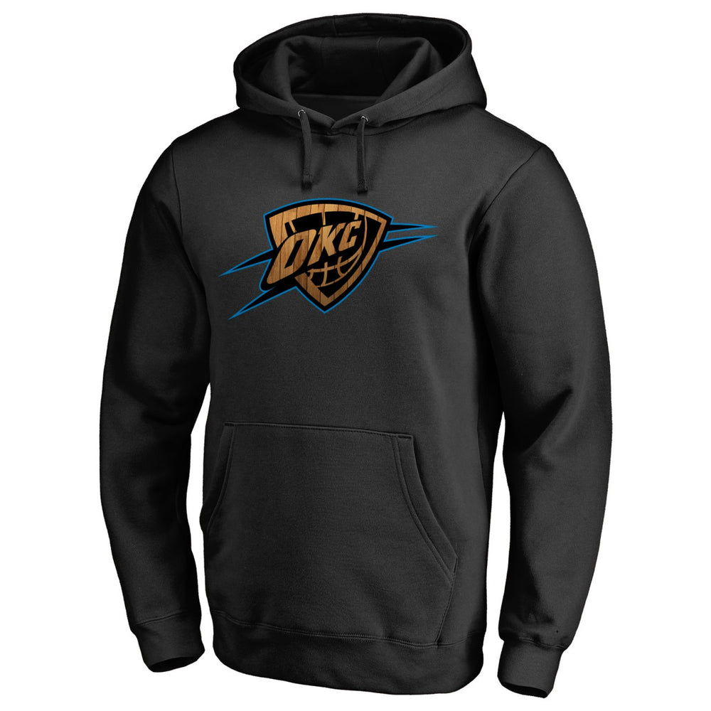 Oklahoma City Thunder Hardwood Pullover Hoodie Black