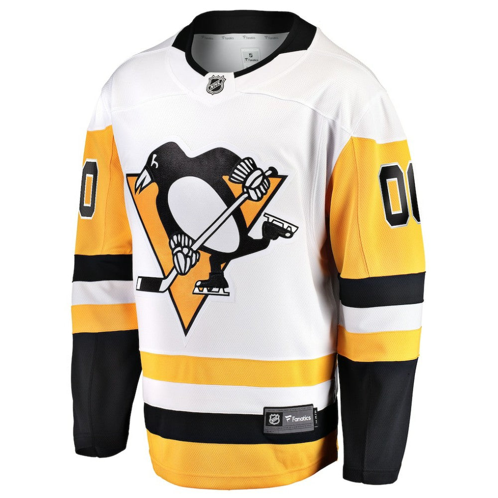 Pittsburgh Penguins Fanatics Away Breakaway Custom Jersey - White | US 2918591