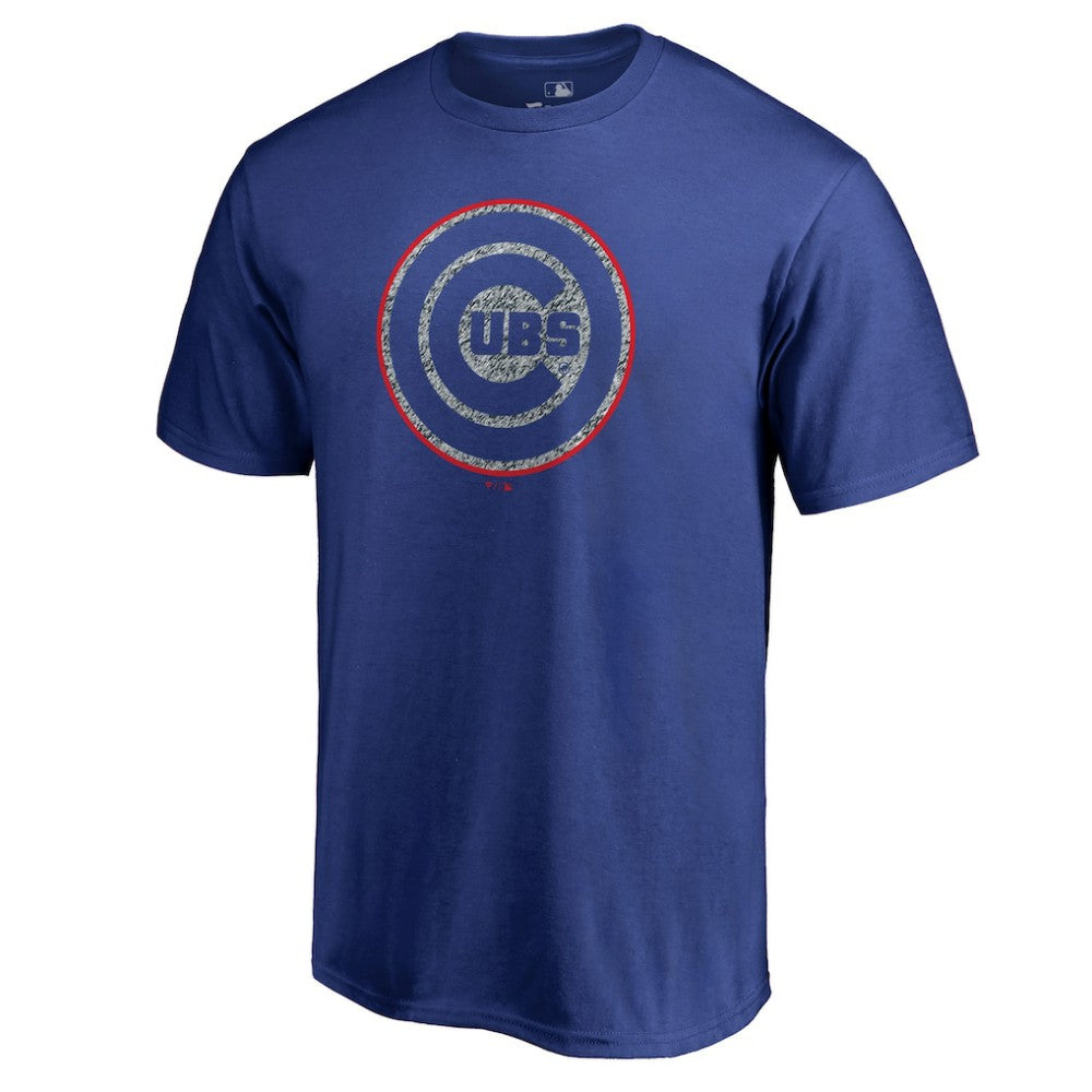 Chicago Cubs Static Logo T-Shirt - Royal T-shirts