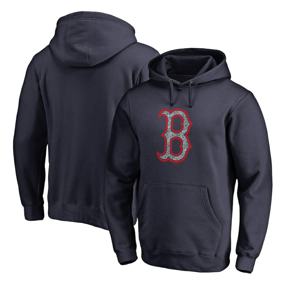 Boston Red Sox Static Logo Pullover Hoodie - Navy Hoodies