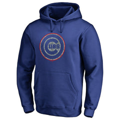 Chicago Cubs Static Logo Pullover Hoodie - Royal Hoodies