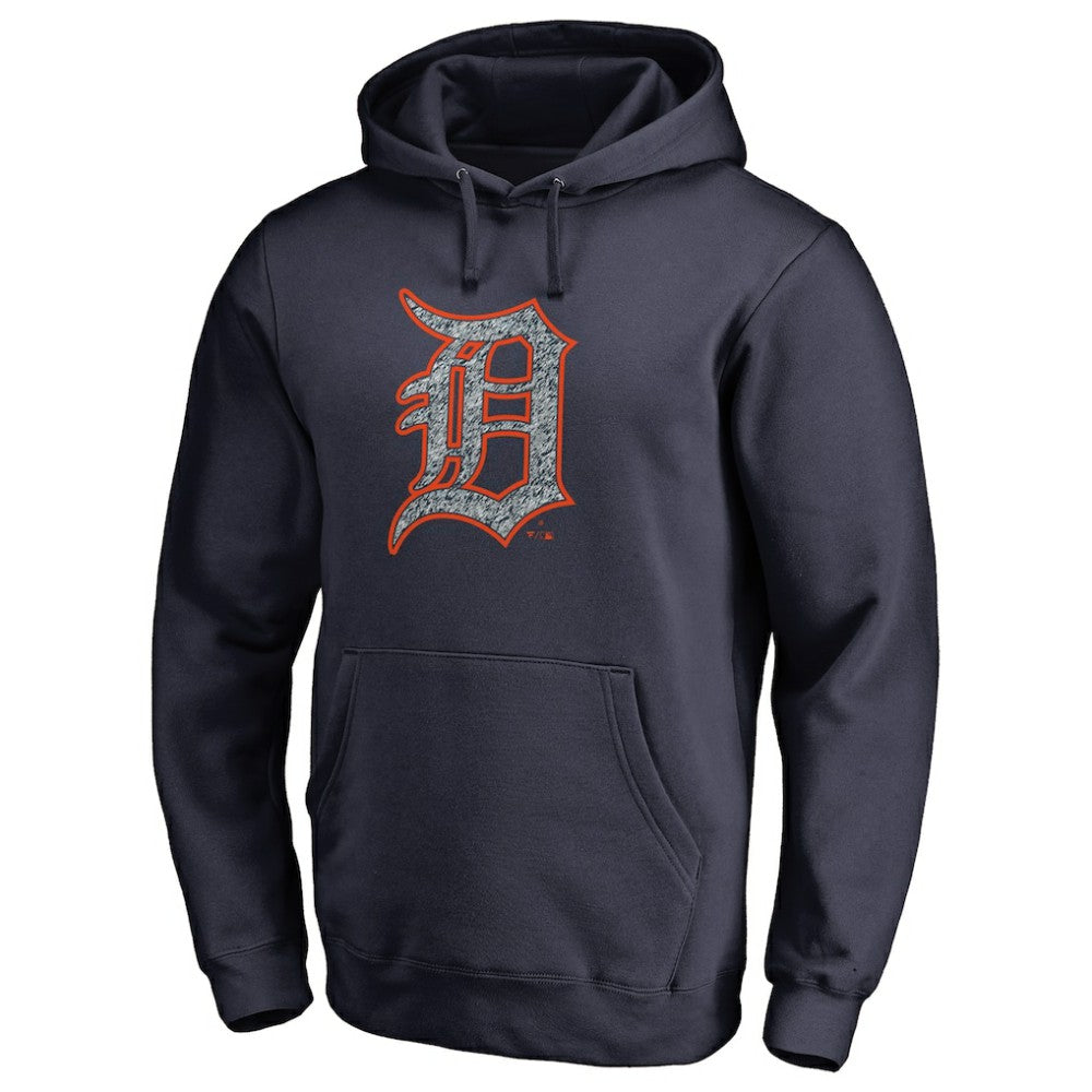 Detroit Tigers Static Logo Pullover Hoodie - Navy Hoodies