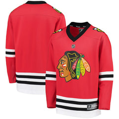 Chicago Blackhawks Fanatics Youth Home Replica Blank Jersey - Red | US 2925477