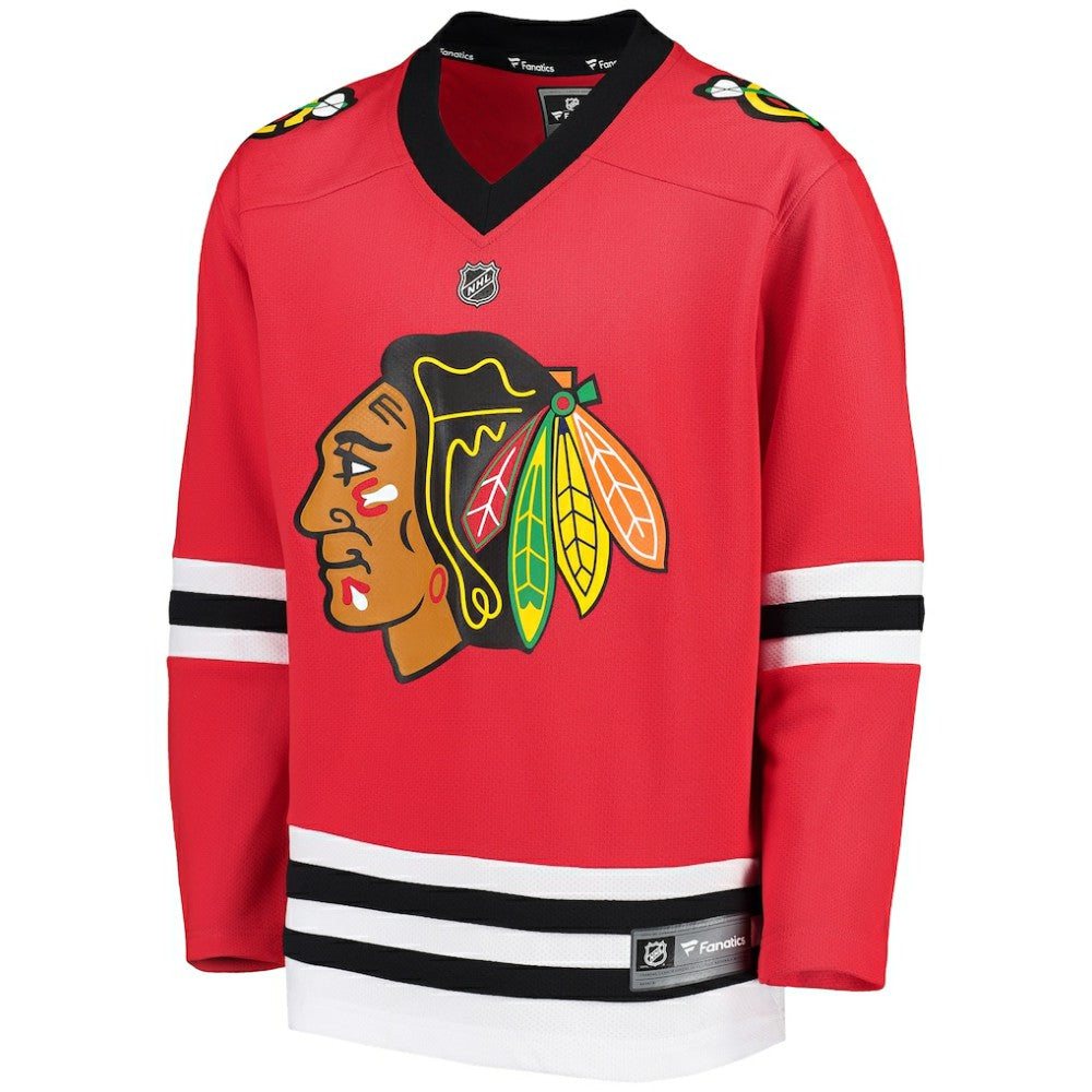 Chicago Blackhawks Fanatics Youth Home Replica Blank Jersey - Red | US 2925477
