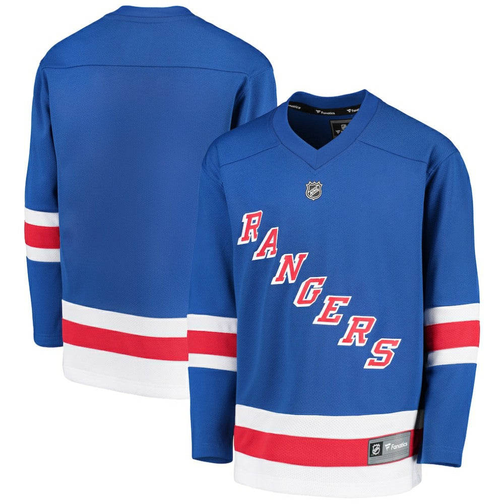 New York Rangers Fanatics Youth Home Replica Blank Jersey - Royal | US 2925490