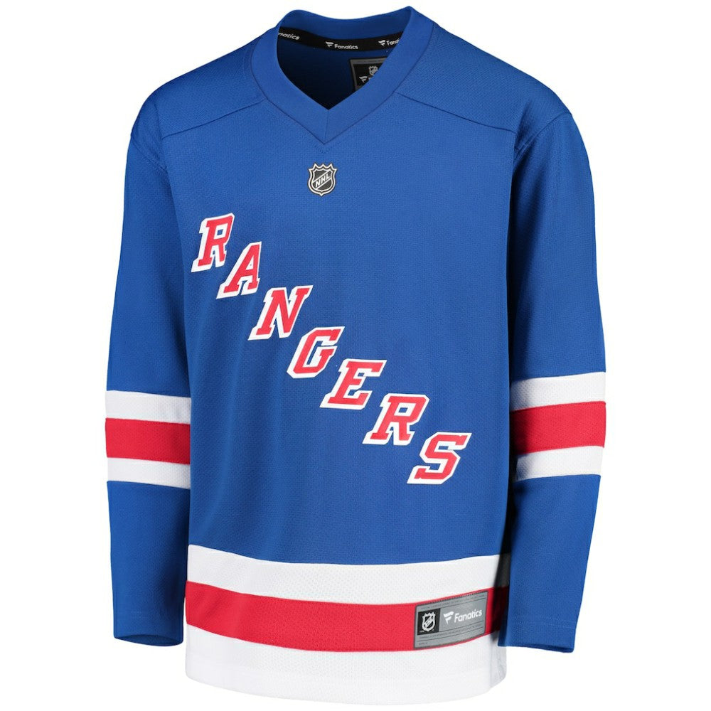 New York Rangers Fanatics Youth Home Replica Blank Jersey - Royal | US 2925490