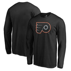 Philadelphia Flyers Static Logo Long Sleeve T-Shirt - Black | US 2926877