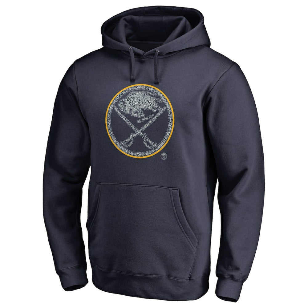 Buffalo Sabres Static Logo Pullover Hoodie - Navy | US 2926890