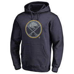Buffalo Sabres Static Logo Pullover Hoodie - Navy | US 2926890