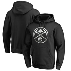 Denver Nuggets Marble Logo Pullover Hoodie Black outlet