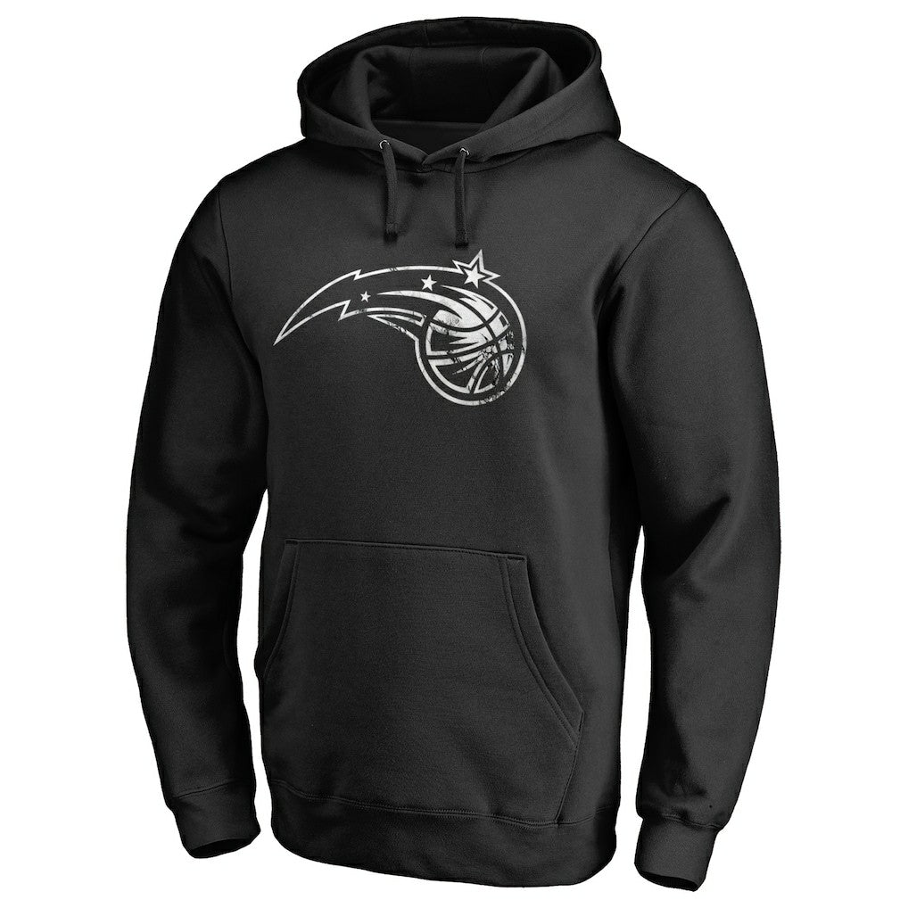 Orlando Magic Marble Logo Pullover Hoodie Black