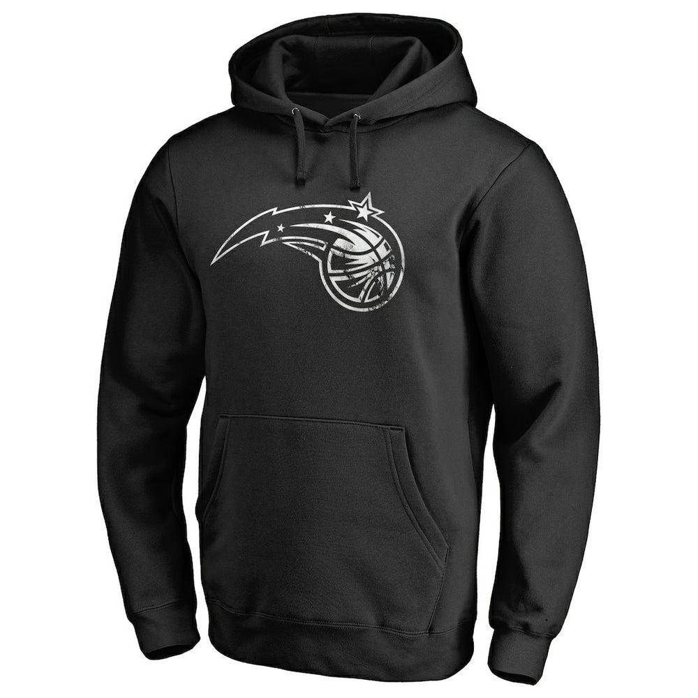 Orlando Magic Marble Logo Pullover Hoodie Black