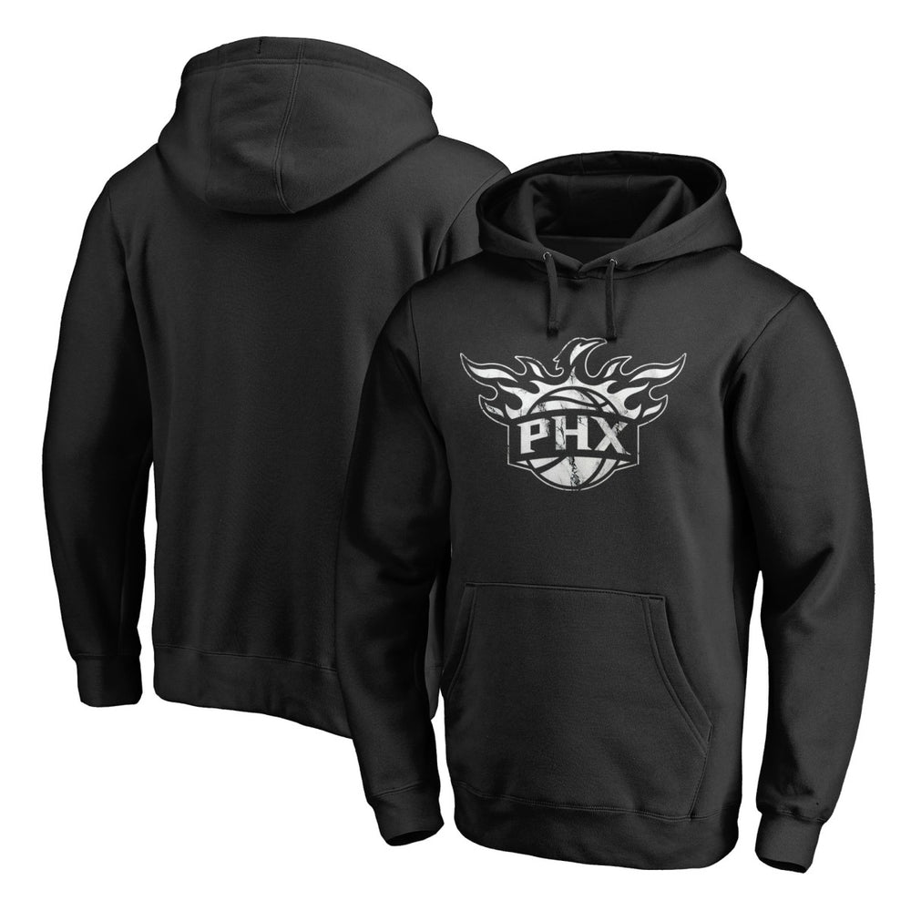 Phoenix Suns Marble Logo Pullover Hoodie Black outlet