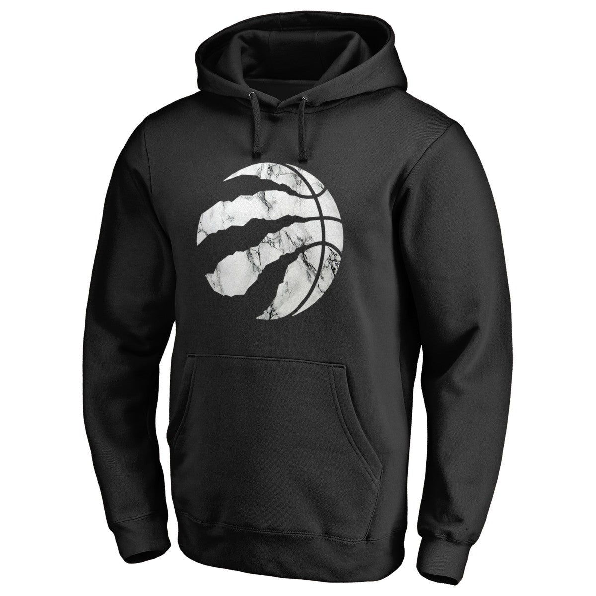Toronto Raptors Marble Logo Pullover Hoodie Black outlet