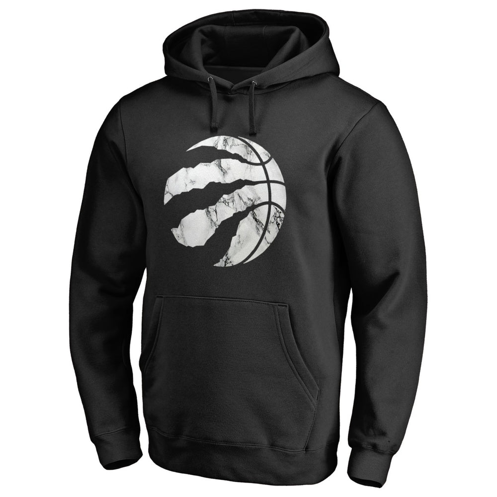 Toronto Raptors Marble Logo Pullover Hoodie Black outlet