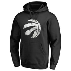 Toronto Raptors Marble Logo Pullover Hoodie Black outlet