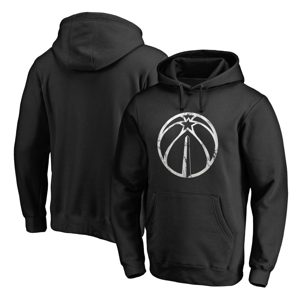 Washington Wizards Marble Logo Pullover Hoodie Black