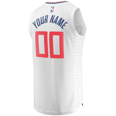 LA Clippers Youth Fast Break Custom Replica Jersey White Association Edition - Fanatics outlet