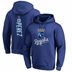 Salvador Perez Kansas City Royals Backer Pullover Hoodie - Royal Hoodies
