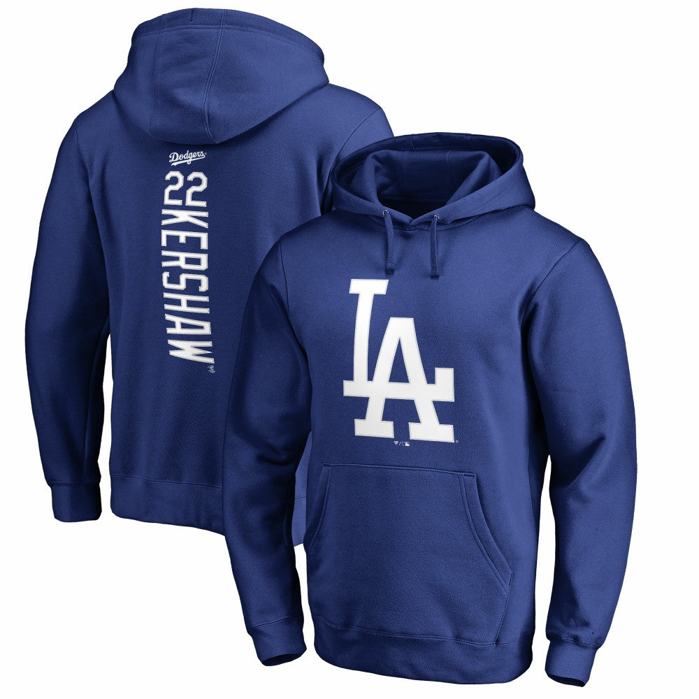 Clayton Kershaw Los Angeles Dodgers Backer Pullover Hoodie - Royal Hoodies