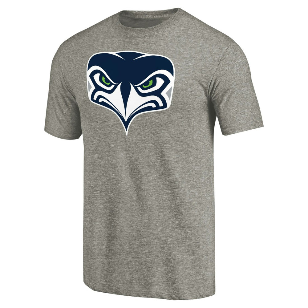 Seattle Seahawks Alternate Team Logo Gear Tri-Blend T-Shirt - Ash T-shirts