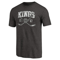 Los Angeles Kings Vintage Collection Line Shift Tri-Blend T-Shirt - Black | US 2953224