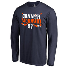 Connor McDavid Edmonton Oilers Hometown Collection CM97 Long Sleeve T-Shirt - Navy | US 2957063