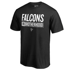 Atlanta Falcons Brotherhood Stack T-Shirt - Black T-shirts