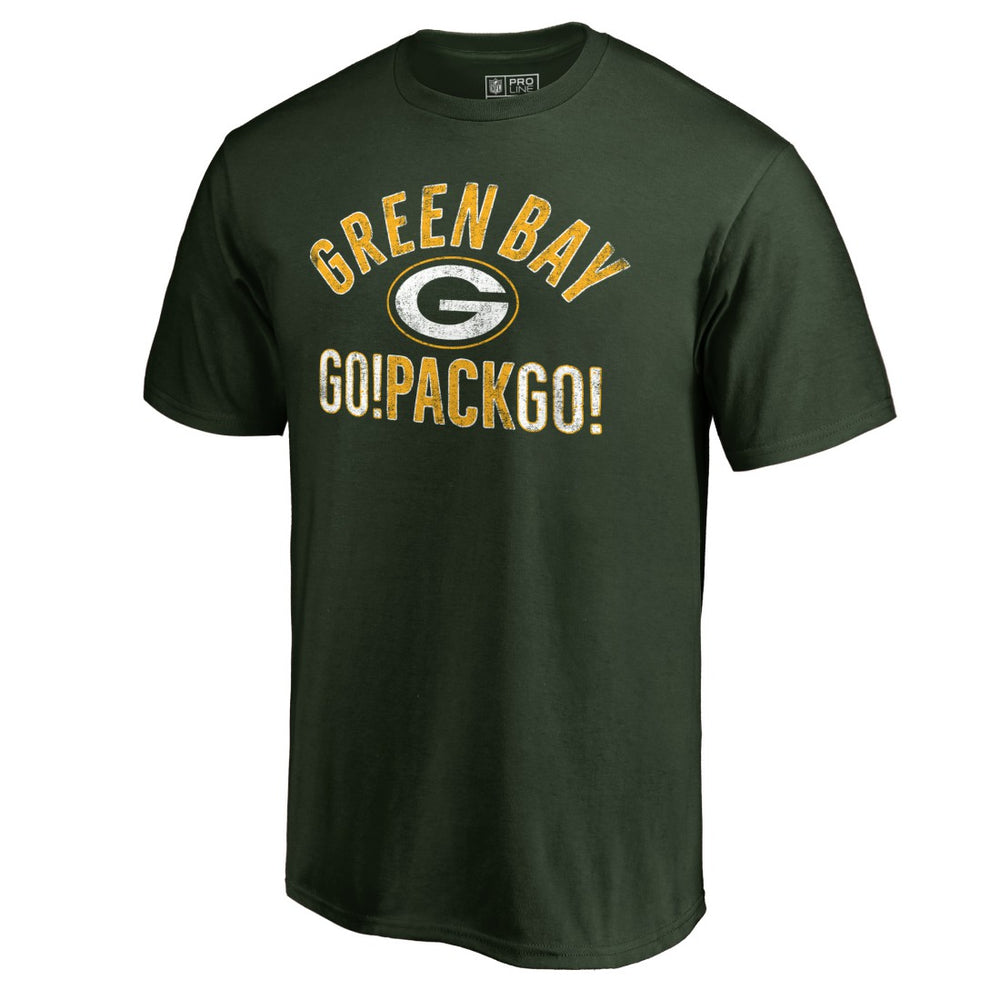Green Bay Packers Hometown Collection Go Pack Go T-Shirt - Green T-shirts
