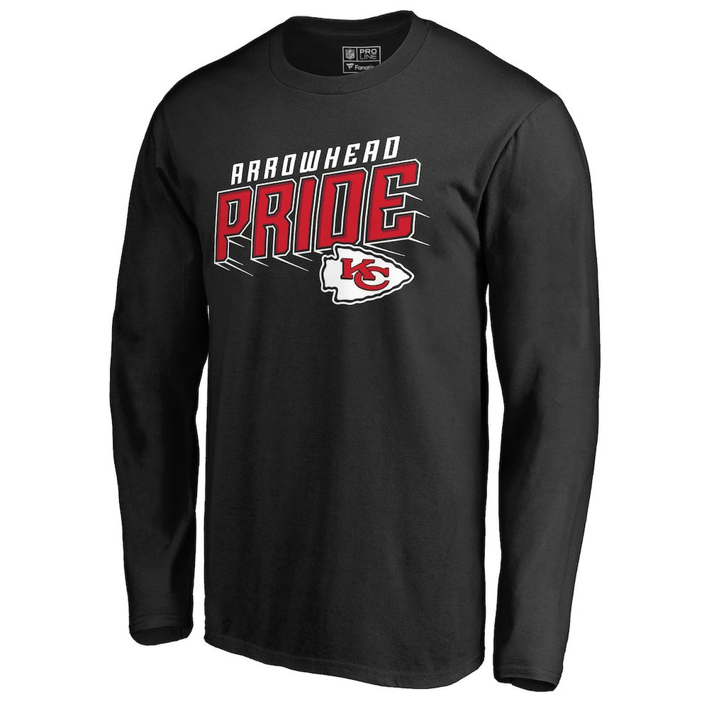Kansas City Chiefs Hometown Collection Long Sleeve T-Shirt - Black T-shirts
