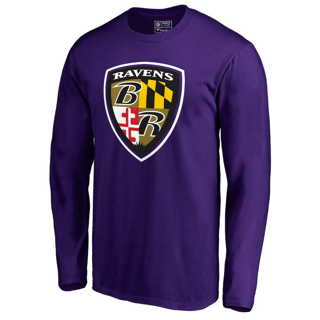 Baltimore Ravens Hometown Collection Long Sleeve T-Shirt - Purple T-shirts